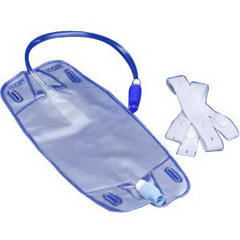 Cardinal Health Dover Urine Leg Bag with Extension Tubing, 17 oz., 1/EA