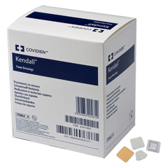 Cardinal Health Kendall Foam Dressing, Fenestrated, 3.5