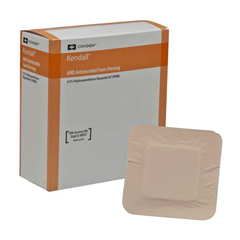 IND6855544AMD-EA - Medtronic - AMD Antimicrobial Polyurethane Foam Dressing, 4 x 4, 1/EA