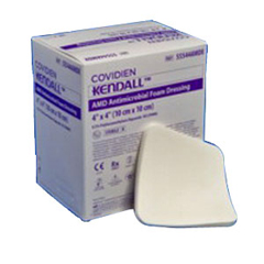 Cardinal Health Kendall AMD Antimicrobial Foam Dressing, 6