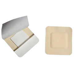 Cardinal Health Kendall Foam Border Gentle Silicone Adhesion Dressing, 5.5