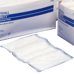 Cardinal Health Dermacea Abdominal Gauze Pad, Non-Sterile, 5