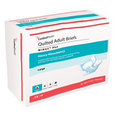 Cardinal Health Wings Adult Quilted Brief Large 45