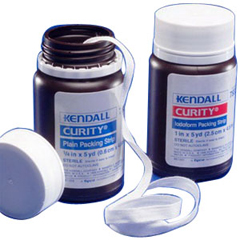 IND687634-EA - Cardinal Health - Curity Sterile Plain Packing Strip 2 x 5 yds., 1/EA