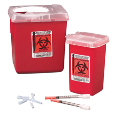 Cardinal Health SharpSafety Autodrop Phlebotomy Container 1 Quart, 1/EA