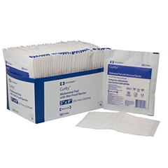Cardinal Health Curity Non-Woven Abdominal Gauze Pad, Sterile, 5