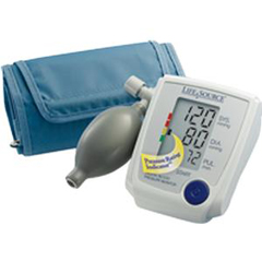 A&D Medical Upper Arm Blood Pressure Monitor with Large Cuff, 1/EA