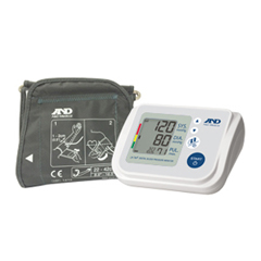 A&D Medical Multi-User Upper Arm Automatic Blood Pressure Monitor with AccuFit Plus Wide Range Cuff, 1/EA