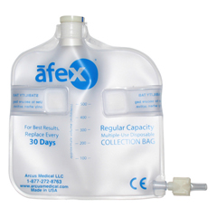 INDARSA400B-EA - Arcus Medical - Afex Collection Bag, Direct Connect, 500ml, Standard, Non-Vented, 1/EA