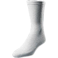 Medicool European Comfort Diabetic Sock Large, White, One Pair