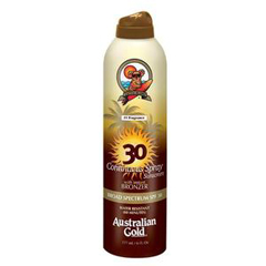 Australian Gold SPF 30 Continuous Spray Bronzer, 6 ounce, 1/EA