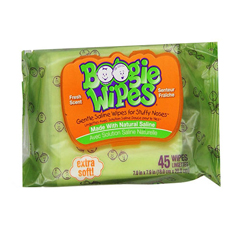 Nehemiah Manufacturing Boogie Wipes Saline Nose Wipes Fresh Scent, 45/PK