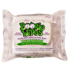 Nehemiah Manufacturing Boogie Wipes Unscented Saline Nose Wipes, 90/PK