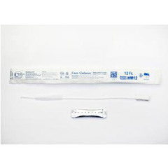 Cure Medical Male 12 French Hydrophilic Coated Sterile Intermittent Urinary Catheter, 16