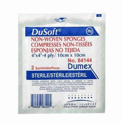Integra LifeSciences DuSoft Non-Sterile Non-Woven Sponge, 4