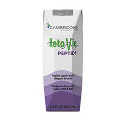 INDFC50303-EA - Cambrooke Foods - KetoVie Peptide Ketogenic Formula 8.5 oz, 1/EA