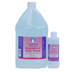 Mac Medical Supply AprilFresh Rinse-Free Shampoo & Body Wash 8 oz. Bottle, 1/EA