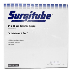 Integra LifeSciences Surgitube Tubular Gauze Bandage, Size 2 Beige, 7/8