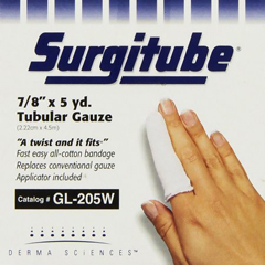 Integra LifeSciences Surgitube Tubular Gauze Bandage, Size 2 White, 7/8