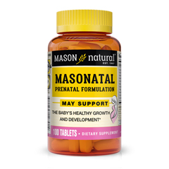 Mason Naturals Masonatal compare to Stuart Natal Prenatal Tabs, 100 Count, 1/EA