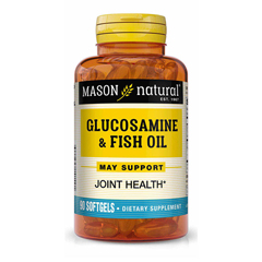 Mason Naturals Glucosamine and Fish Oil Softgels, 90 Count, 1/EA