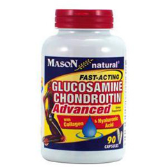 Mason Naturals Glucosamine Chrondroitin w/Collagen & Hyalaronic Acid Capsules, 90 Count, 1/EA