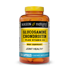 Mason Naturals Glucosamine Chondroitin Plus Vitamin D3 2000IU Capsules, 160 Count, 1/EA