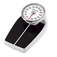 Pelstar Professional Home Care Mechanical Floor Scale 400 lb Capacity, 1/EA