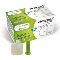 HTL-STREFA Droplet Pen Needle 32G x 4mm, 100/BX