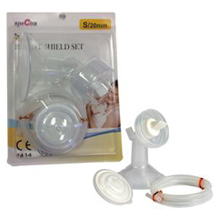 Mother's Milk Breast Shield Set, Small, 20 mm, 1/EA