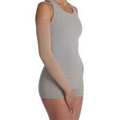 Juzo Arm Sleeve,20-30,Reg,Silicone Border,Size 2, Beige, 1/EA