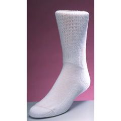 Medicool Diasox Seam-free Diabetes Socks Extra-large, White, Flat-stitch Toe, Unisex