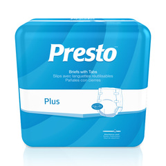Drylock Presto Plus Full Fit Briefs, X-Large, Beige, 58