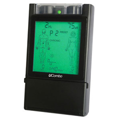 Pain Management Tech Ultima Combo TENS/EMS with Body Part Diagram, 1/EA