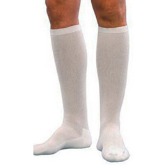 INDSG182CB99-EA - Sigvaris - Knee-High Cushioned Cotton Compression Socks Size B 9 - 11 Shoe, Black, 1/EA