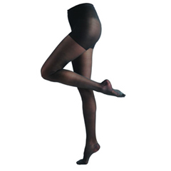 Sigvaris Soft Opaque Pantyhose, 20-30 mmHg, Large, Long, Women's Closed Toe, Graphite, 1/EA
