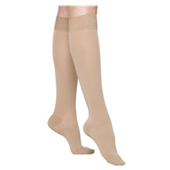Sigvaris Select Comfort Calf with Grip-Top, 20-30 mmHg, Large, Long, Closed Toe, Crispa, 1/EA