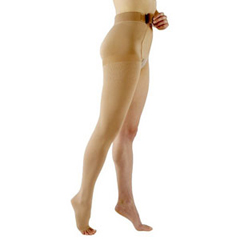 Sigvaris Select Comfort Thigh-High with Waist Attachment, 30-40, Large, Long, Open, Crispa, 1/EA