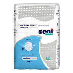 MON1163820PK - TZMO - Seni® Active Super Plus - Adult Absorbent Underwear, Unisex, Pull On with Tear Away Seams, X-Large, Disposable, Heavy Absorbency, 7/PK