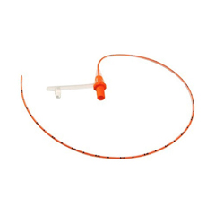 NeoMed Indwelling Long Silicone Enteral Feeding Tube with Radiopaque Orange Stripe 8 Fr 35