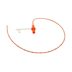INDWDFTM80SEO-EA - NeoMed - Indwelling Medium Silicone Enteral Feeding Tube with Radiopaque Orange Stripe 8 Fr 24, 1/EA