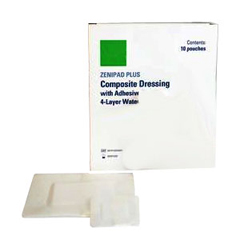 ZeniMedical ZeniPad Plus Mulit-Layer Composite Wound Dressing, 4