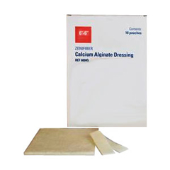 ZeniMedical ZeniFiber Calcium Alginate Wound Dressing, 6