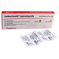 Cardinal Health Lubricating Jelly 3g Packet, 144/BX