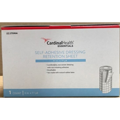 INDZTDR06-EA - Independence Medical - ReliaMed Self-Adhesive Dressing Retention Sheet 6 x 11 yds., 1/EA