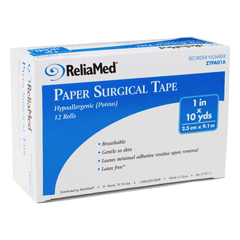 INDZTPA01A-EA - Independence Medical - ReliaMed Paper Surgical Tape 1 x 10 yds., 1/EA
