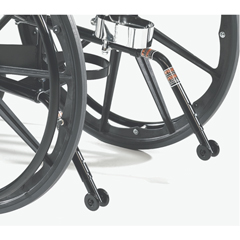 INV1360A - Invacare - Adjustable Rear Anti Tipper for Wheelchairs with 6 Front Casters