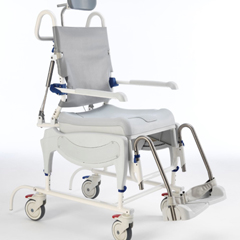 INVOCEANERGODUALVIP - Invacare - Aquatec Ocean Ergo Dual VIP Shower and Commode Chair with Collection Pan