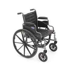 Invacare Tracer EX2 Wheelchair for Adults, Standard Folding, 20 Inch Seat, Desk Arms