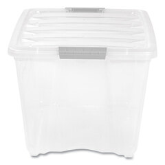 Iris USA Stack and Pull Latching Flat Lid Storage Box, 13.5 gal, 22